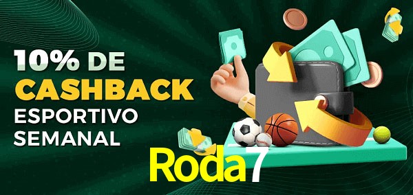 10% de bônus de cashback na Roda7